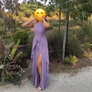 Dusty purple maxi dress